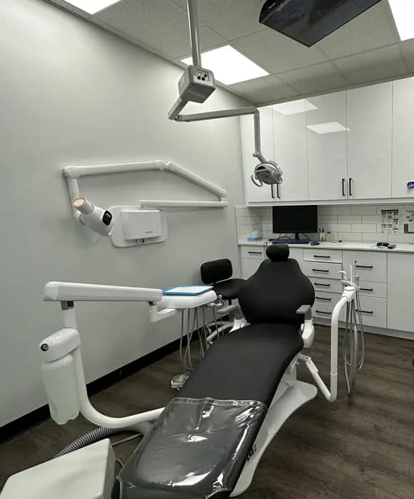 Bright treatment room with a view